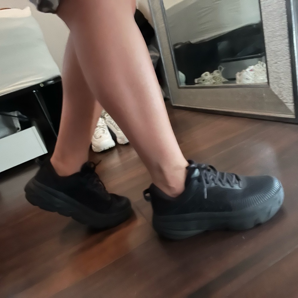 Hoka Bondi 7 Black Sneakers